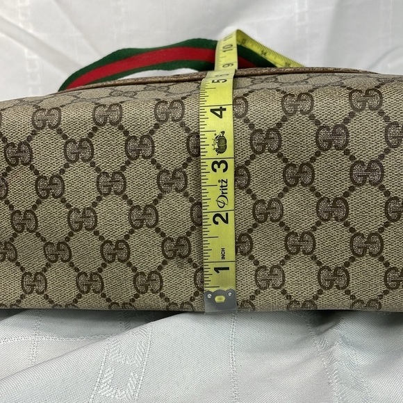 Vintage Gucci Supreme GG Monogram Sherry Line Tote Bag Designer - Picture 13 of 17